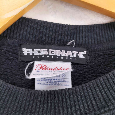 リゾネイトグッドイナフ RESONATE GOOD ENOUGH バックプリントスウェット メンズ JPN:L